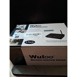 Wuloo WL666 Wireless Intercoms System - Black